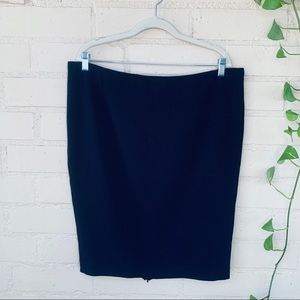 H&M Plus Size Black Pencil Skirt Size 22